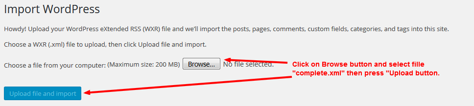 select wordpress